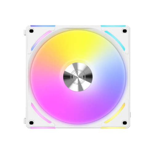 Lian Li UNI Fan AL120 V2 ARGB White 120mm Cabinet Fan with ARGB Controller (Triple Pack)